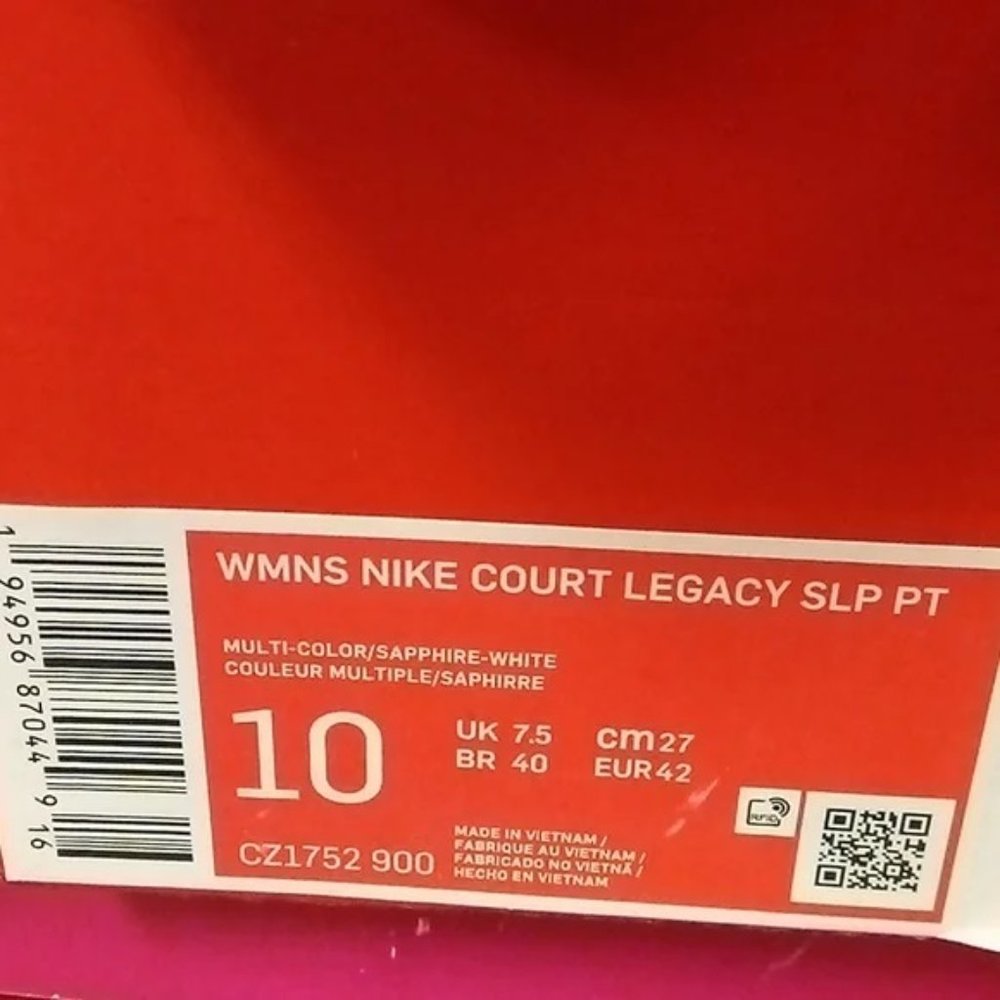 NIKE Grand Court Tie Dye Slip-ons Size 10 NEW IN BOX - Picture 3 of 4